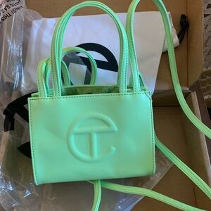NWT Telfar Double mint small crossbody bag.